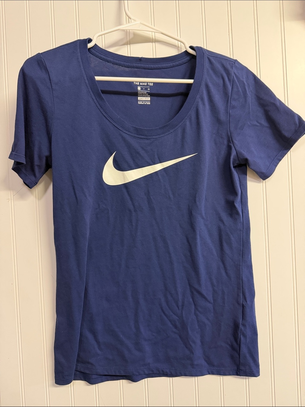 Nike Royal Blue Short Sleeve Swoosh Tee - Women's